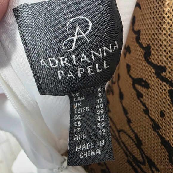 Adrianna Papell White Midi Dress - Picture 5 of 5